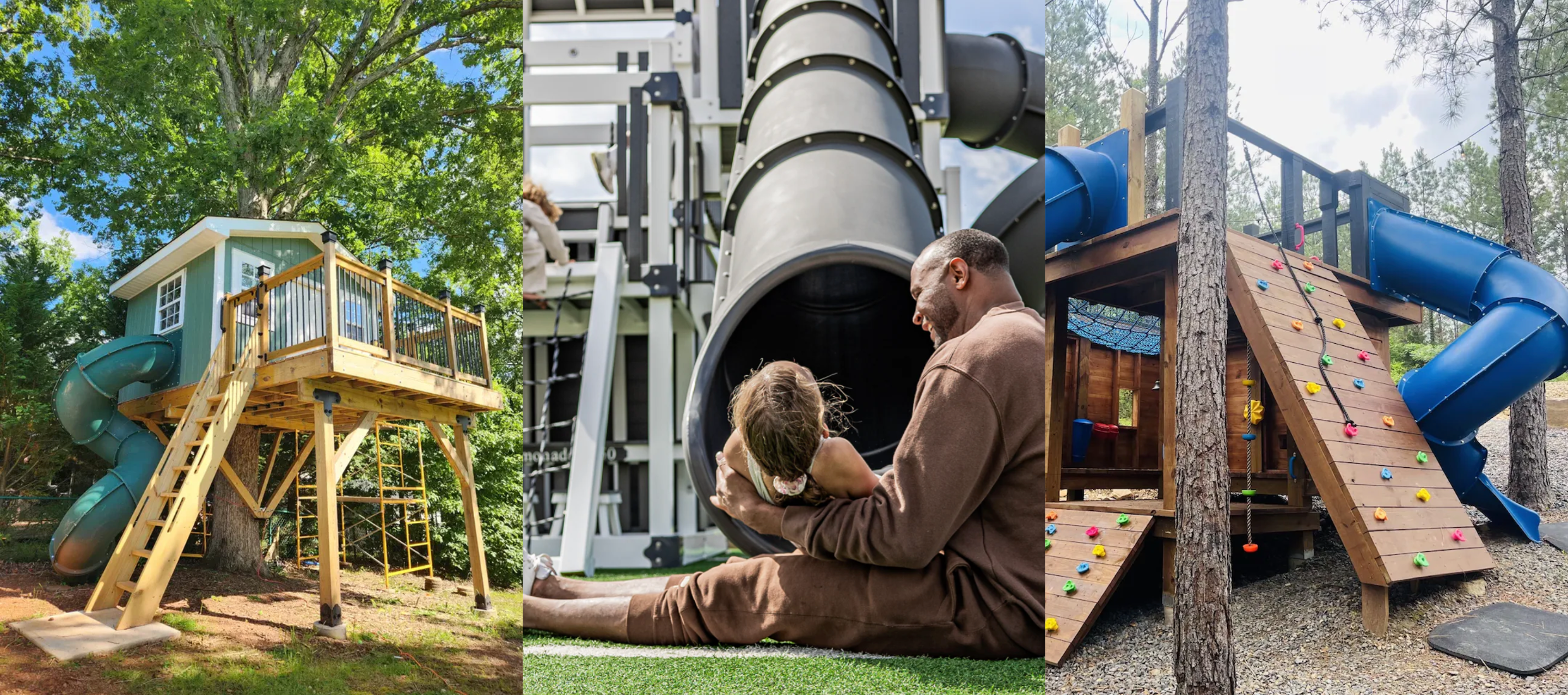 Make Playtime Epic with TUSK Treehouse Slides