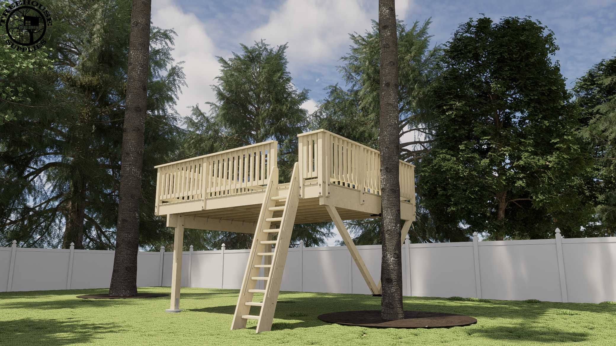 Treehouse Supplies THE FINGER LAKES: LARGE © Treehouse Plan