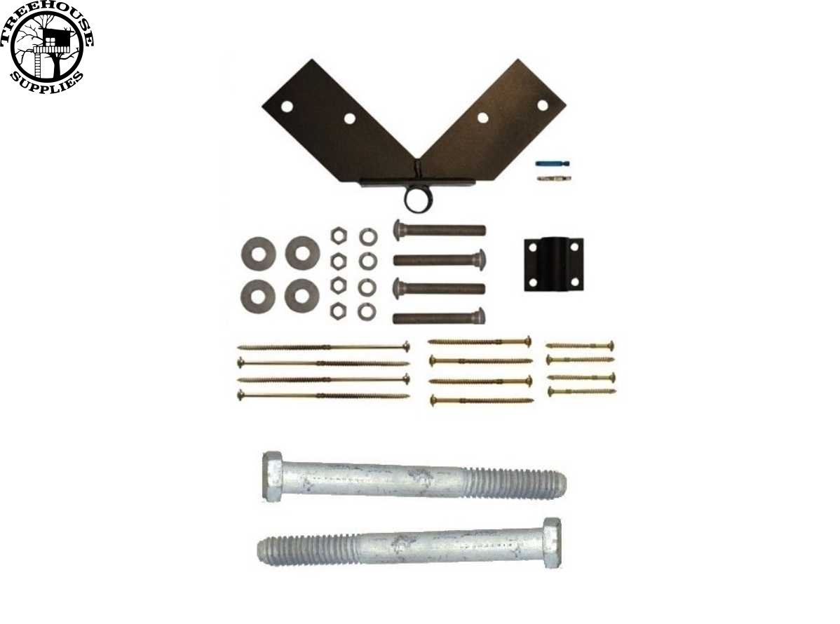 Treehouse Supplies THE FINGER LAKES: MINI © 1 tree 2 post hardware kit