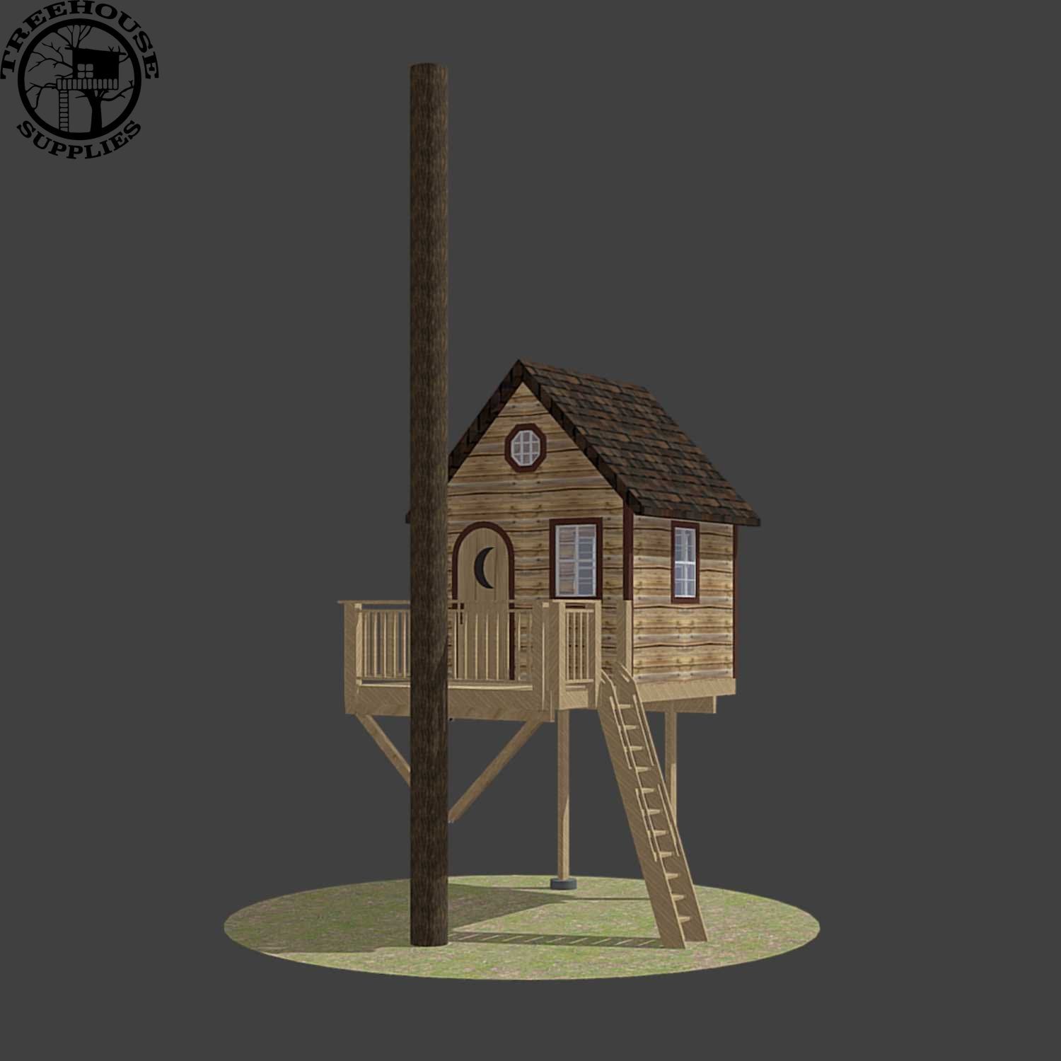 Treehouse Supplies THE FINGER LAKES: STANDARD © 1 tree 2 post hardware kit