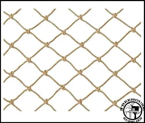 THREE STRAND KNOTTED 2" DIAMOND NETTING - 1 FOOT SAMPLE