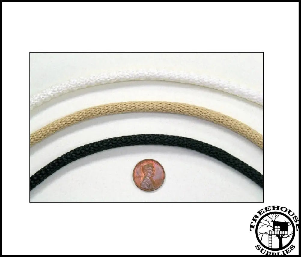 1/4 INCH DIAMETER POLYESTER LASHING CORD - SOLD BY THE LINEAR FOOT. - Treehouse Supplies