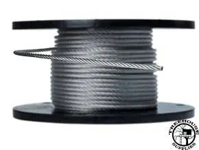 RAW GALVANIZED AIRCRAFT CABLE - Treehouse Supplies