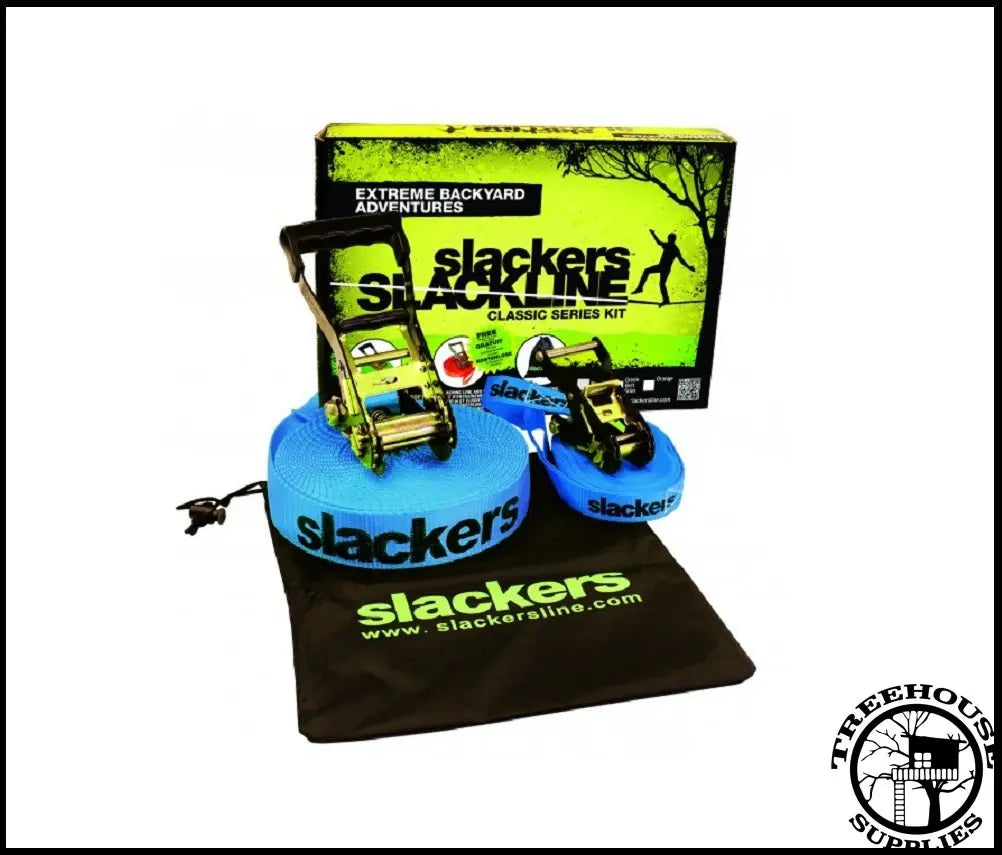 Slackers Classic Series 50 Slackline Kit - Ninja Line – Treehouse Supplies