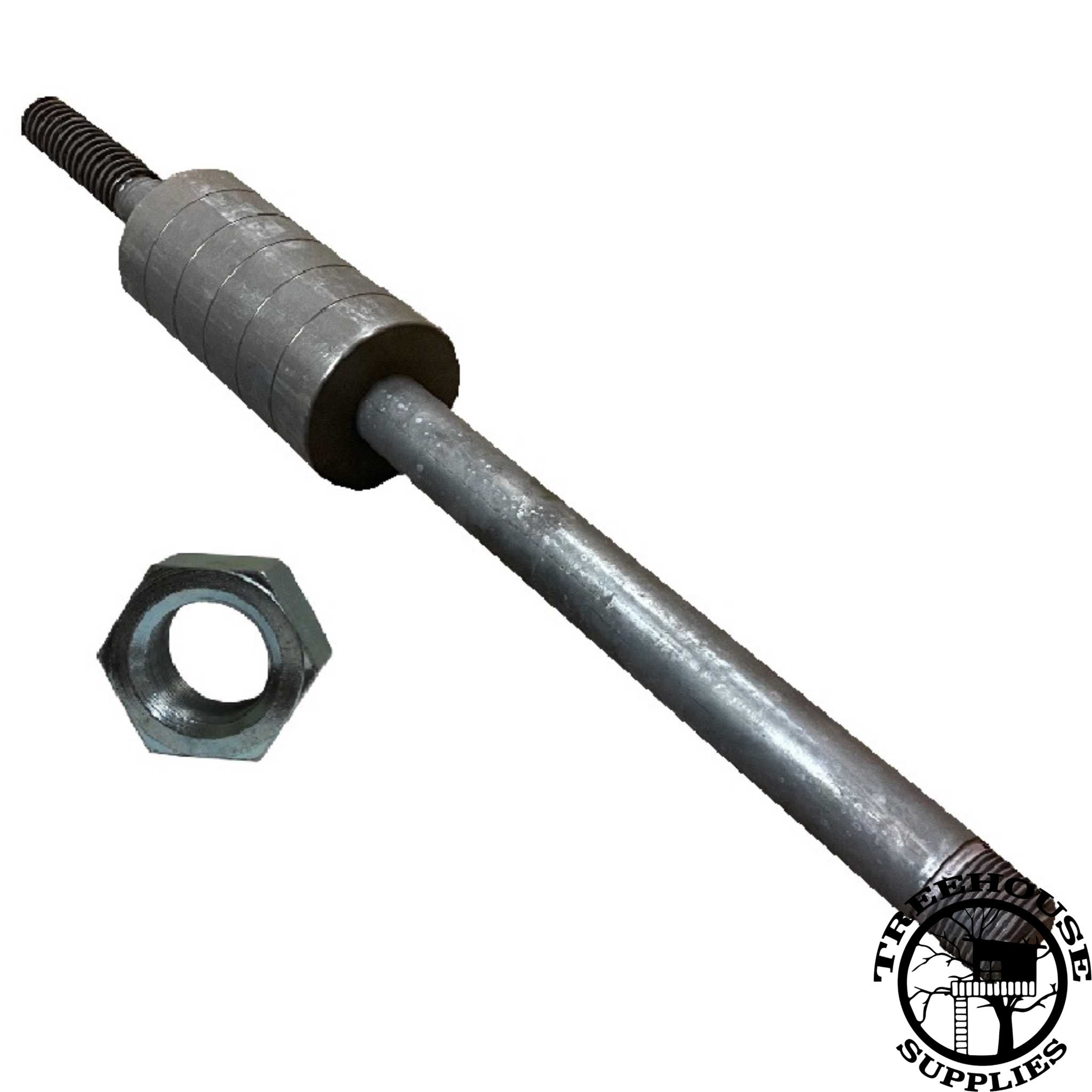 6x12 Non-powder coated treehouse attachment bolt (TAB) 