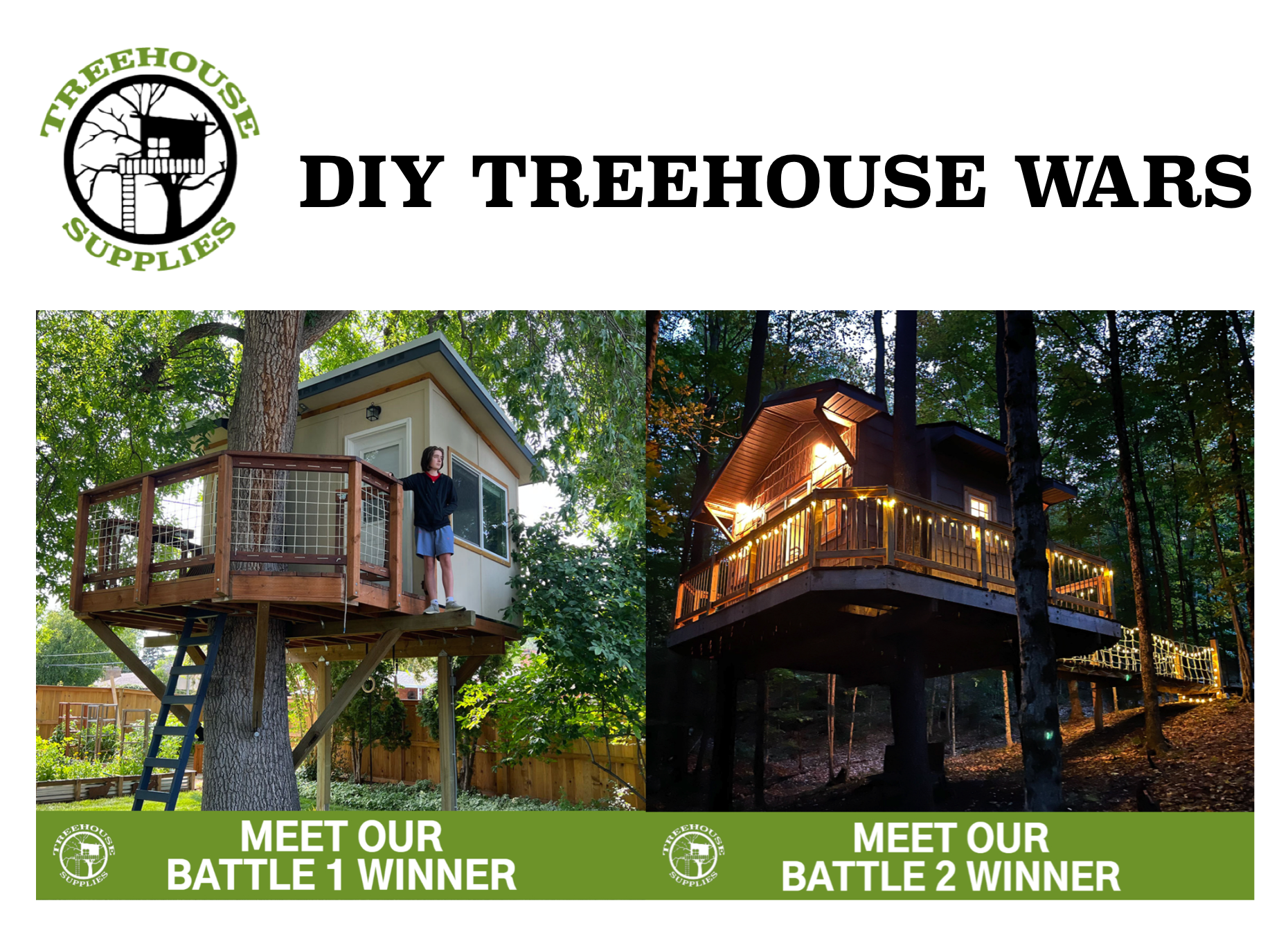 DIY Treehouse Wars by Treehouse Supplies: A Look Into The Semi-Finals Battle 1 Treehouse Supplies