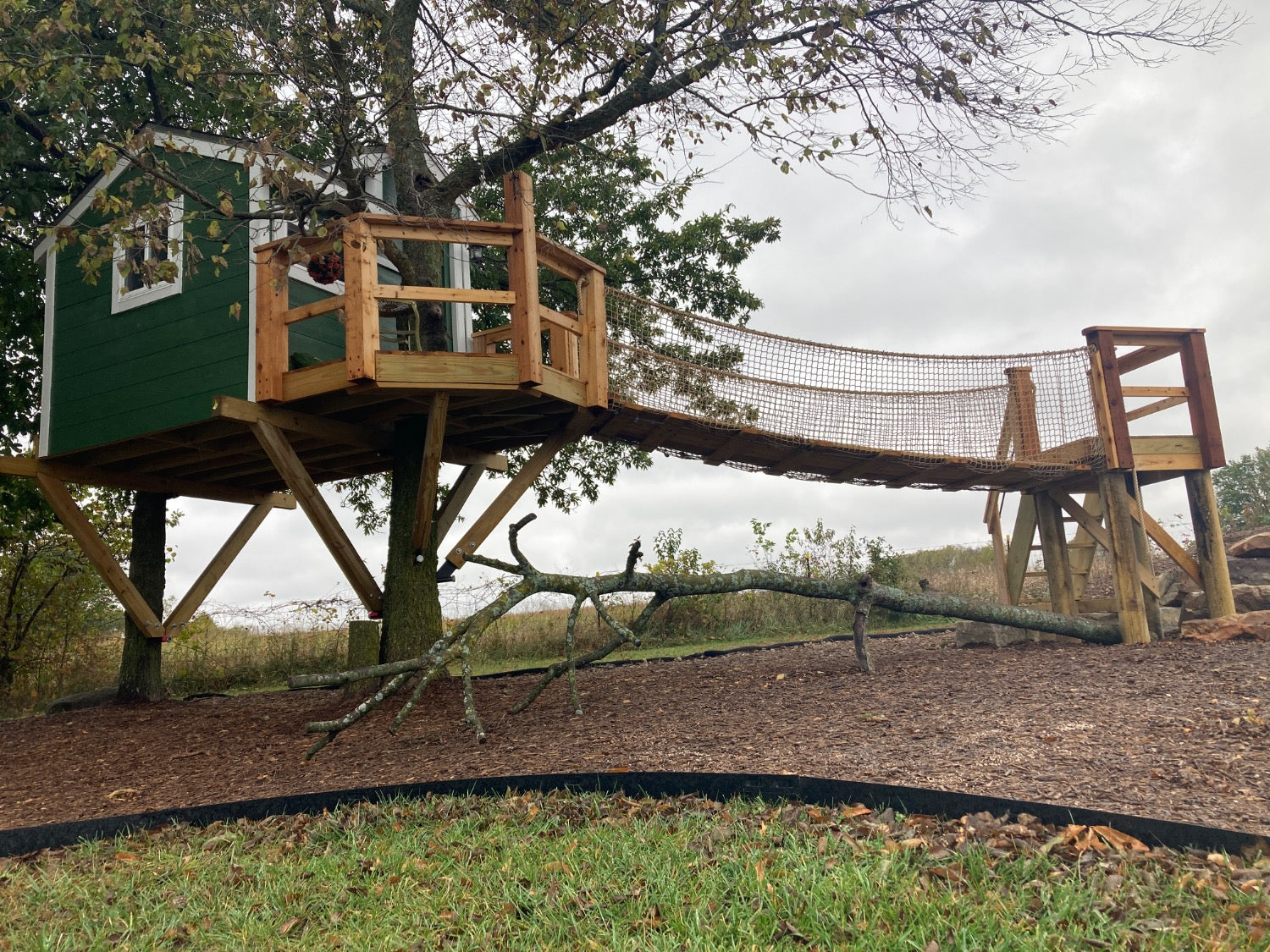 ROPE BRIDGE KIT - STANDARD 3/8" CABLE - 6' to 30'