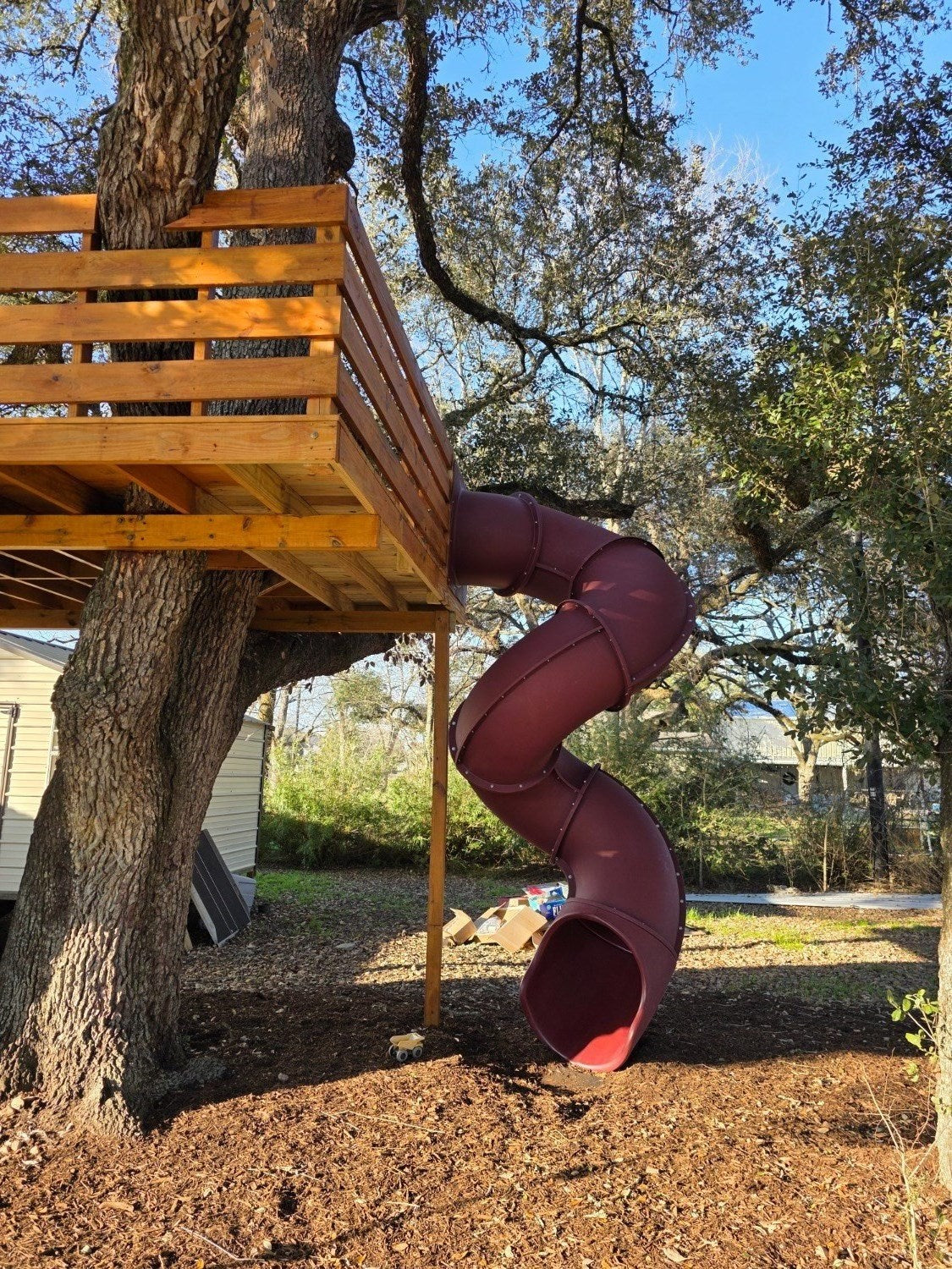 The Turbo Twister - Spiral Treehouse Slide
