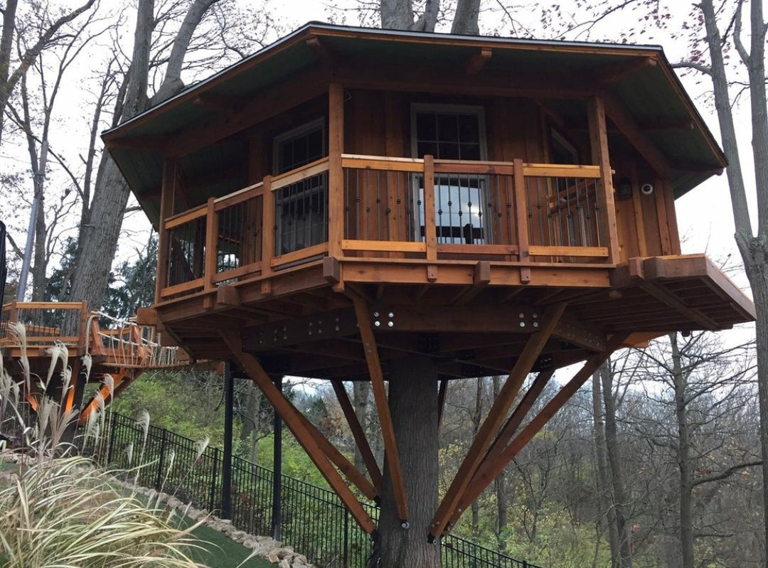 Treehouse Stuff Store 16' Octagon Treehouse Kit | Treehouse Hardware โ Treehouse Supplies