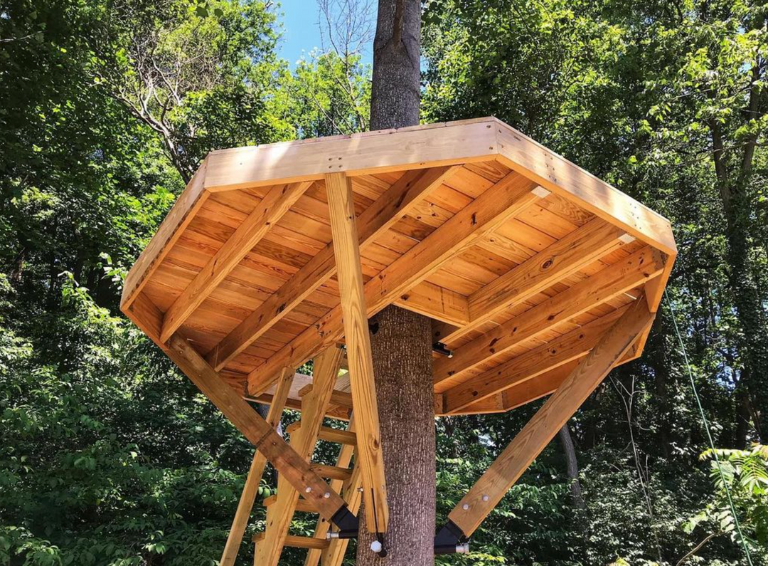 Treehouse Stuff Store 16' Octagon Treehouse Kit | Treehouse Hardware โ Treehouse Supplies