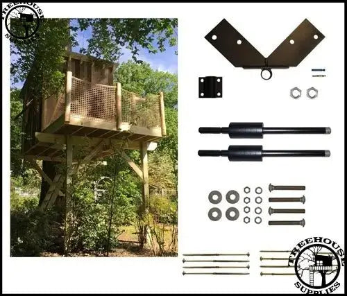 1 Tree Treehouse Kit, 1 Tree 2 Post Deluxe Treehouse Kit