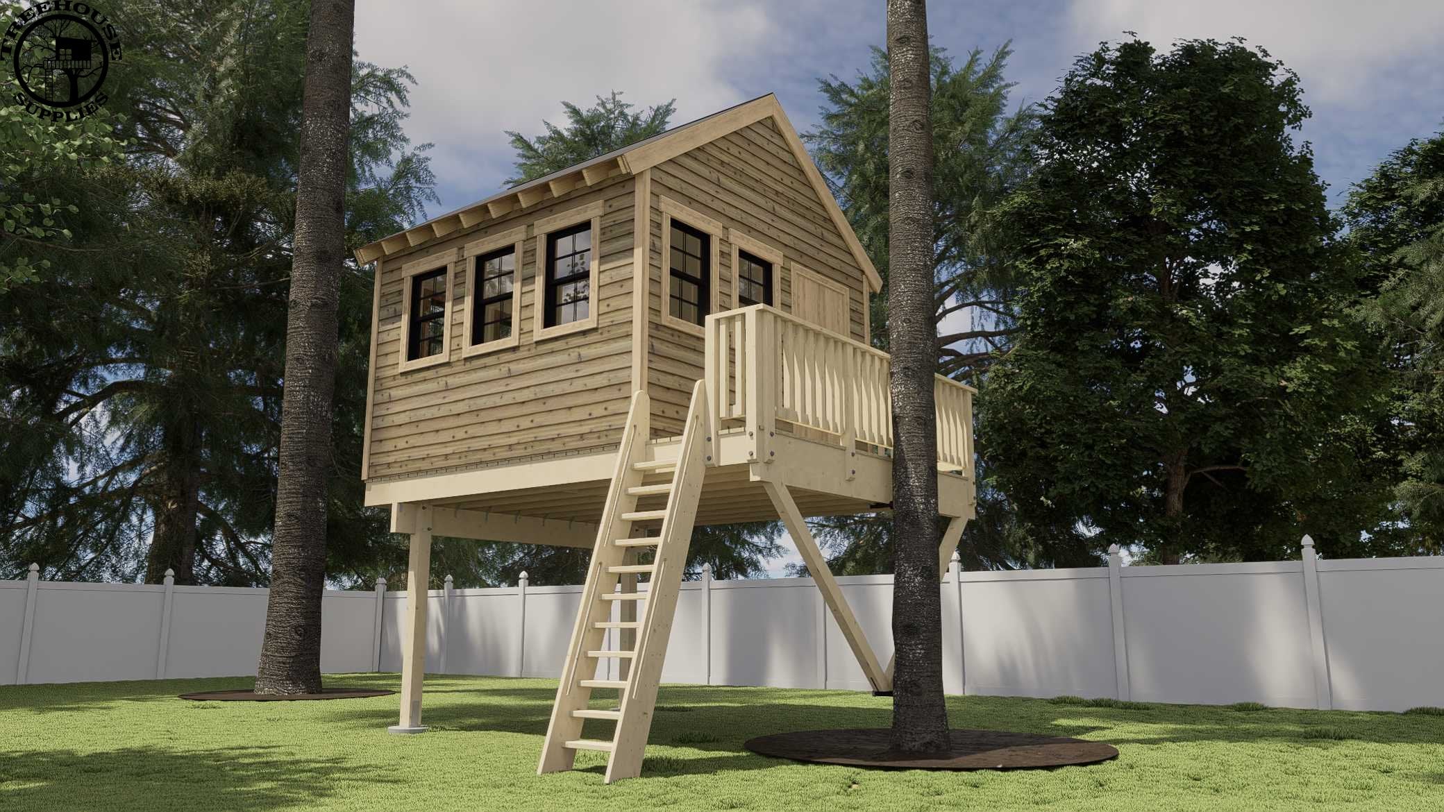 Treehouse Supplies THE FINGER LAKES: LARGE © Treehouse Plan 