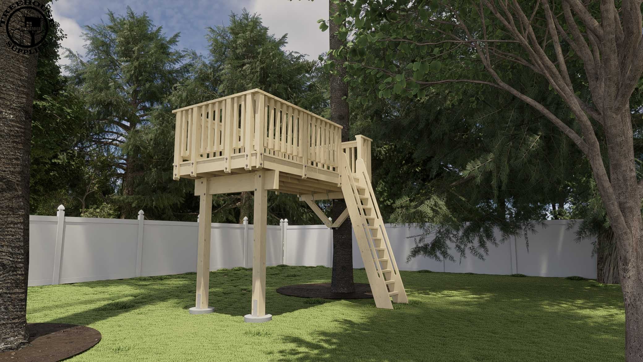 THE FINGER LAKES: MINI © tree post hardware kit – Treehouse