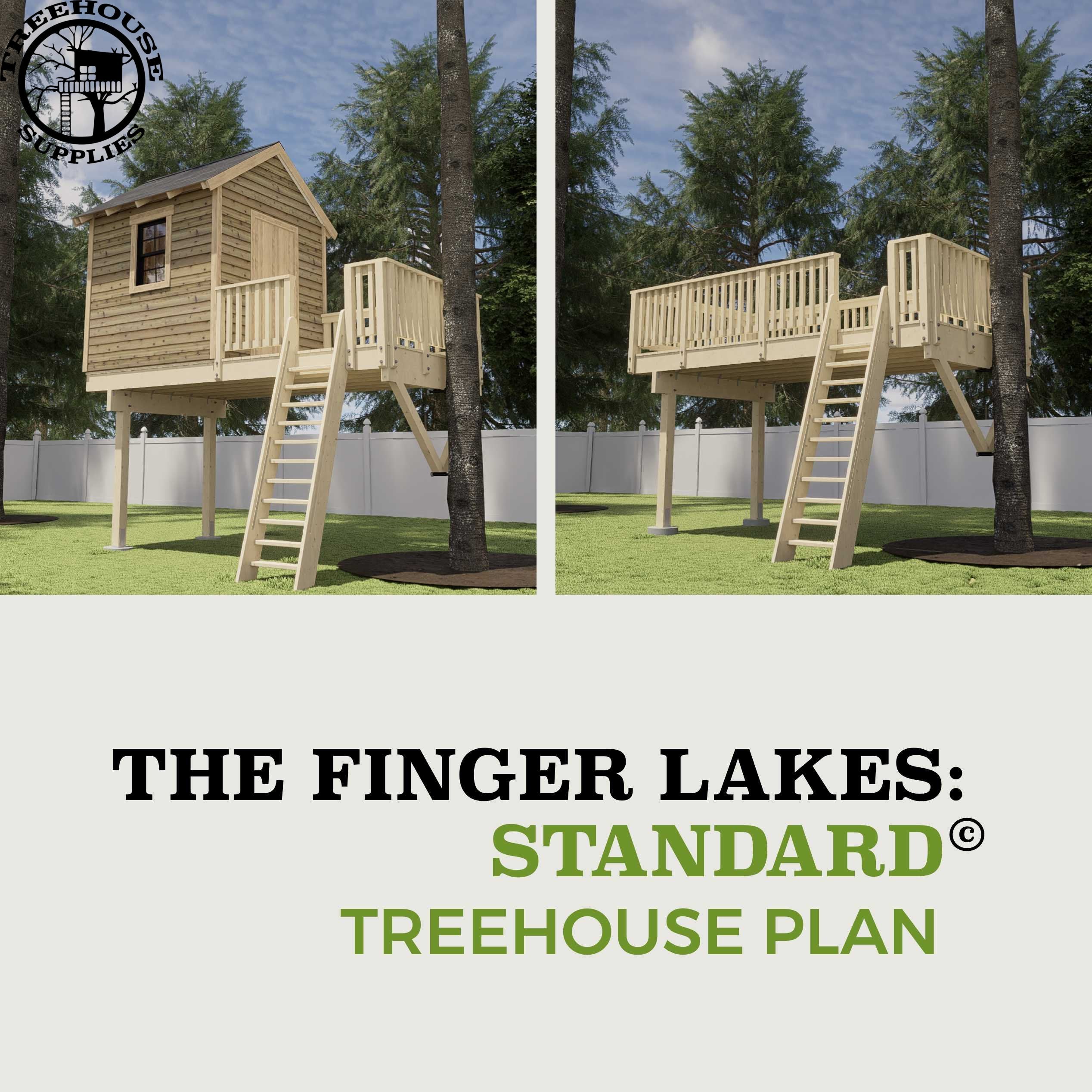Treehouse Supplies THE FINGER LAKES: STANDARD © Treehouse Plan 