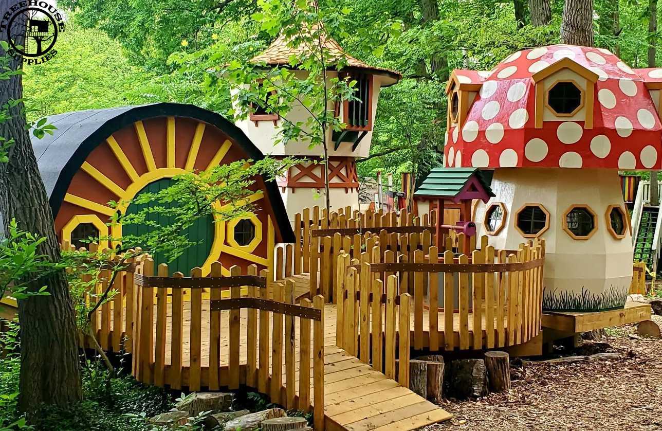 Treehouse Supplies THE HOBBIT HOUSE © 1 Tree 2 Post Treehouse Plan 