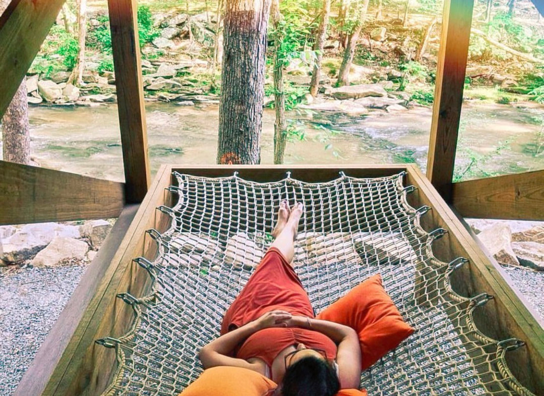 Hammock double stacked net – Treehouse Supplies