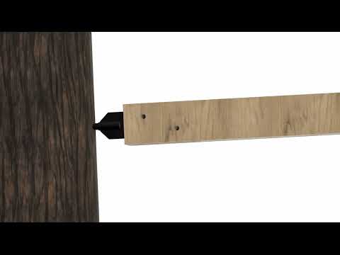 LAG PLATE BRACKET - LARGE FOR TREEHOUSE