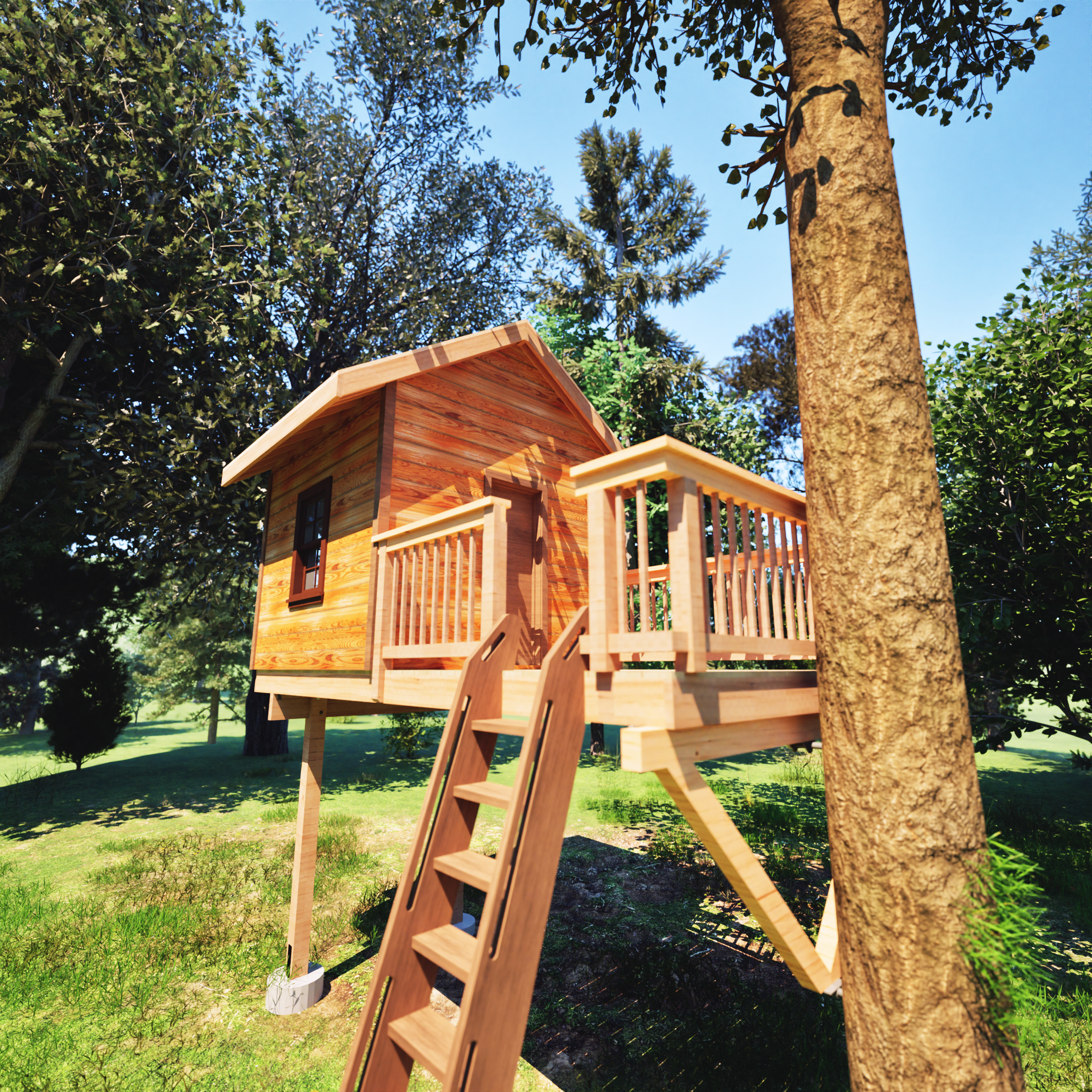 THE FINGER LAKES: STANDARD © 1 tree 2 post hardware kit