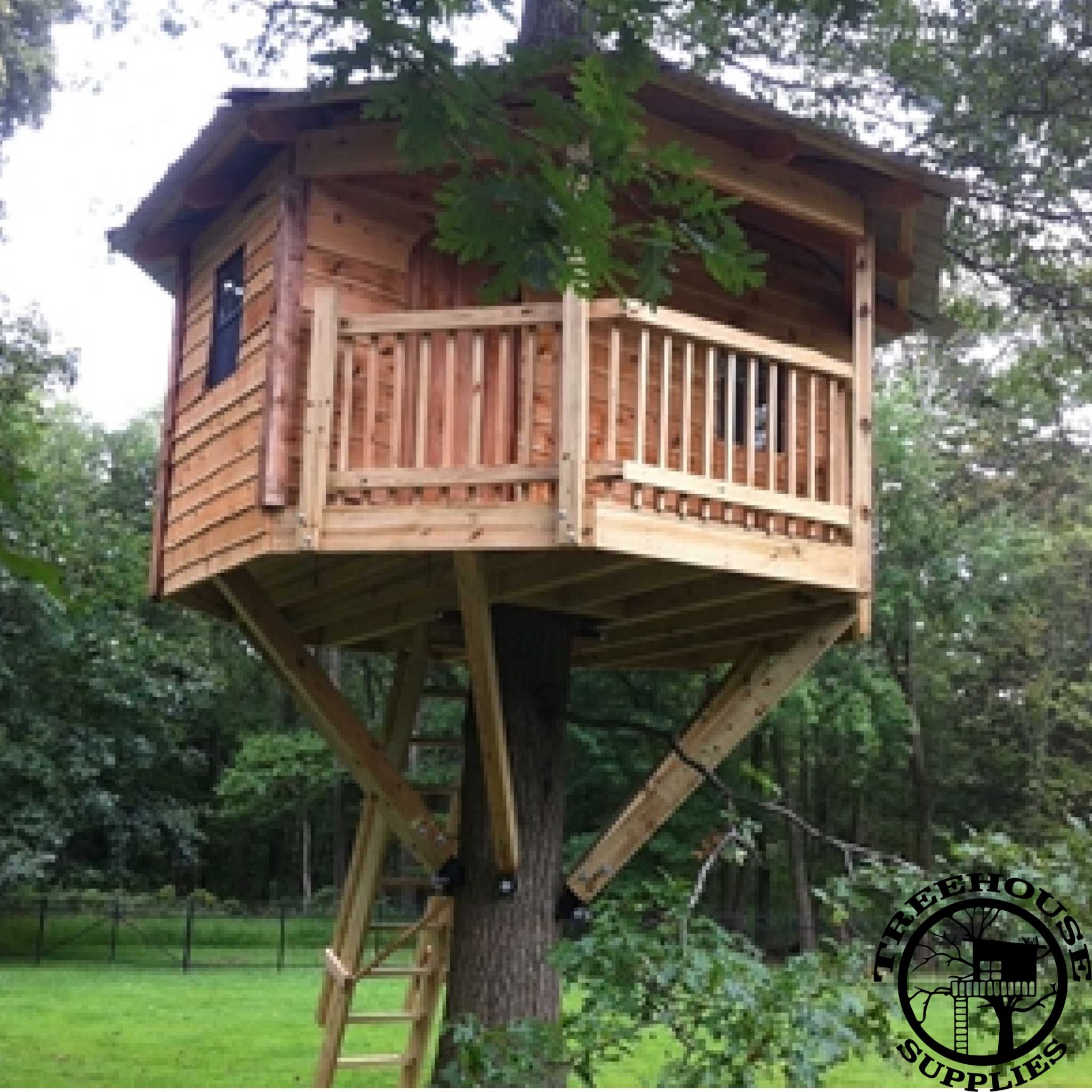Octagonal Tree Riser 10' Octagon Treehouse Plan | Standard Treehouse Plans & Attachment ...