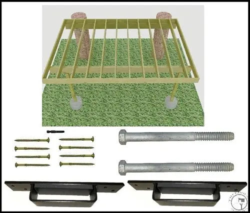 2 Tree 2 Post Treehouse Kit