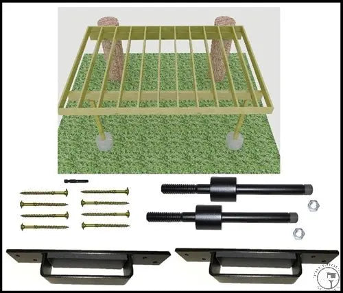 Treehouse Posts 2-Tree 8x14ft Treehouse Kit | Treehouse Hardware – Treehouse Supplies