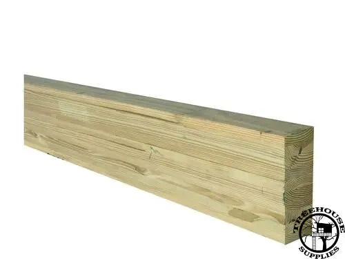 3-1/2" X 11-7/8" X 20' LONG PRESSURE TREATED BEAM - Treehouse Supplies