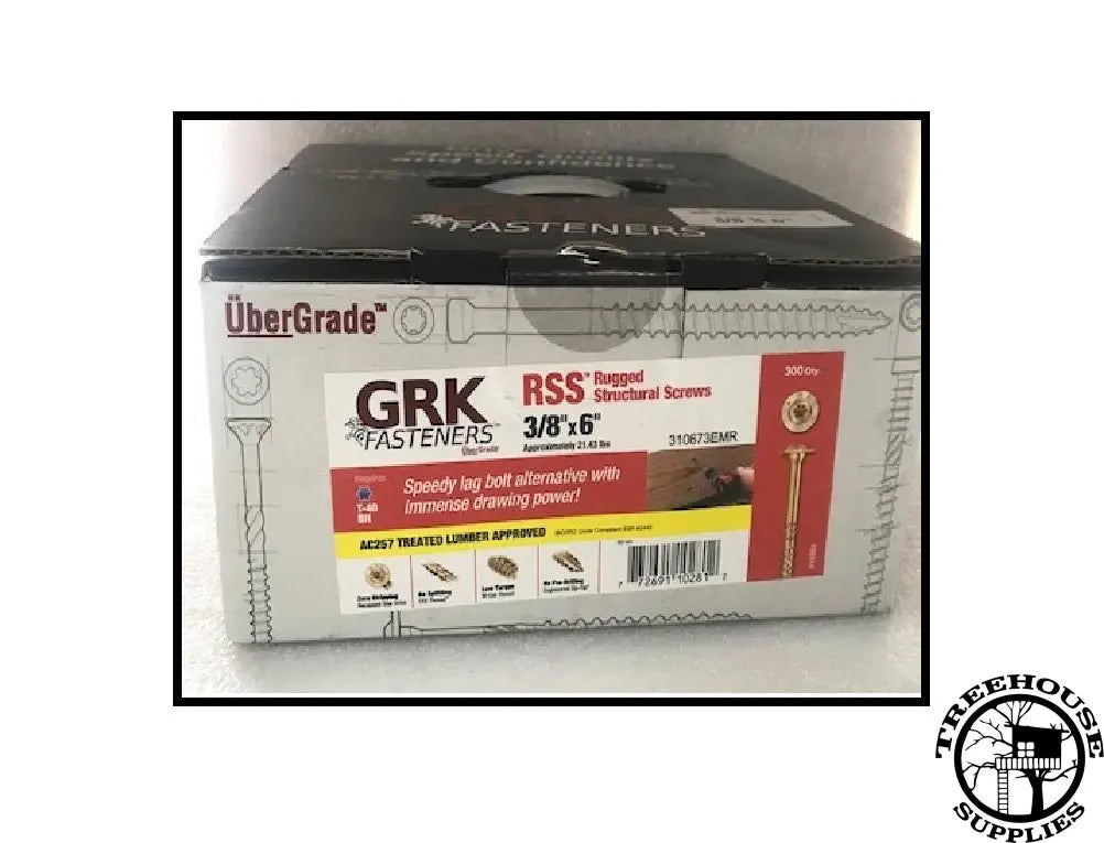 3/8" RSS SCREWS BY GRK FASTENERS - Treehouse Supplies