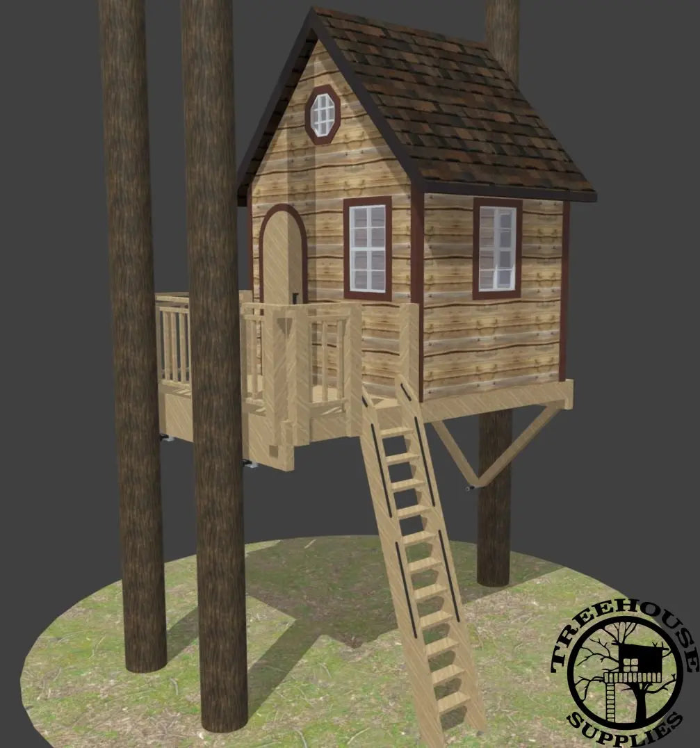3 Tree Treehouse Kit - Mini | TAB | Treehouse Bolts & Hardware ...