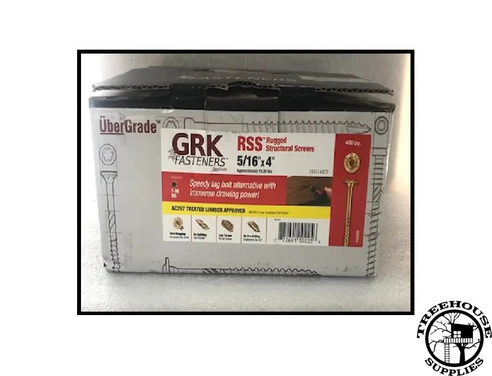 5/16" X 4" RSS SCREWS BY GRK FASTENERS - Treehouse Supplies