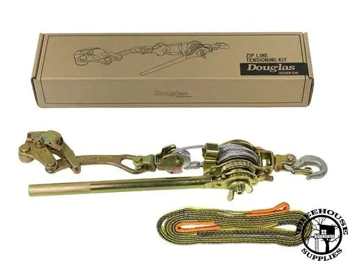 Zip Line Tensioning Kit with Medium Cable Grab